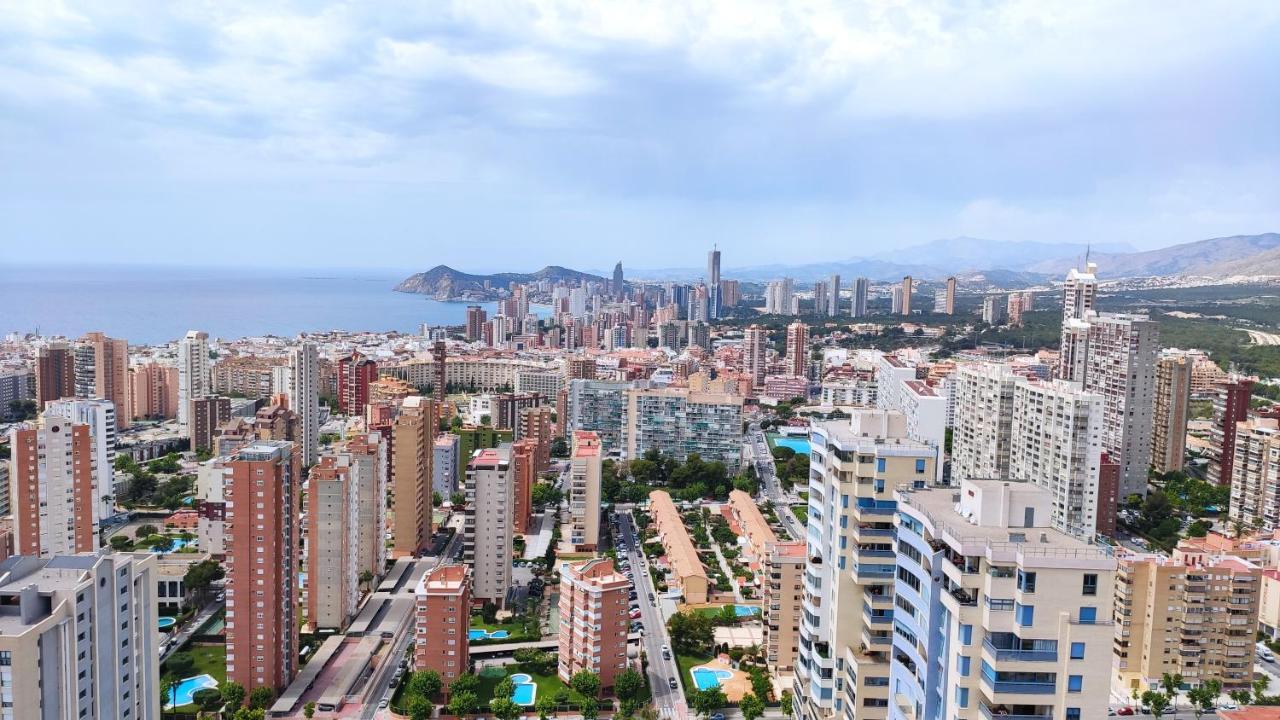 Las Vistas Que Te Mereces - Impresionante Planta 35 Apartment Benidorm Luaran gambar